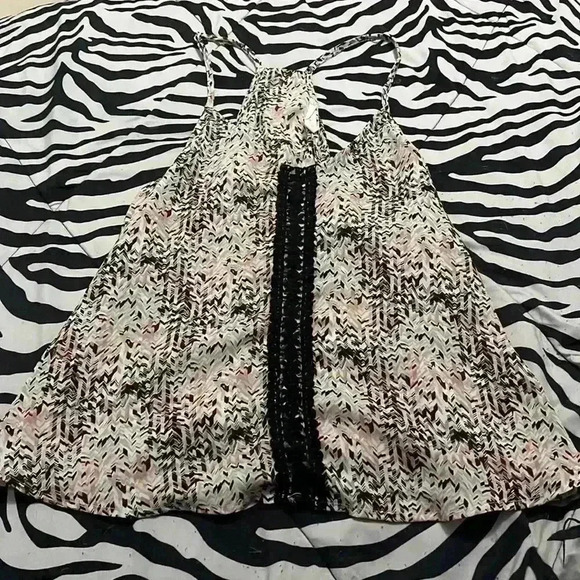 Lush Tops - Multi Color Spaghetti Blouse